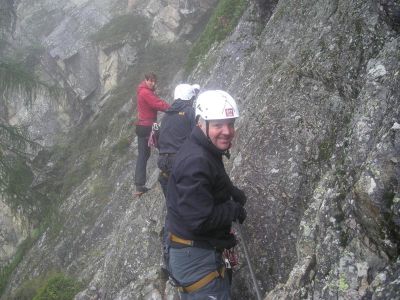 006-Im Klettersteig Lehner Wasserfall